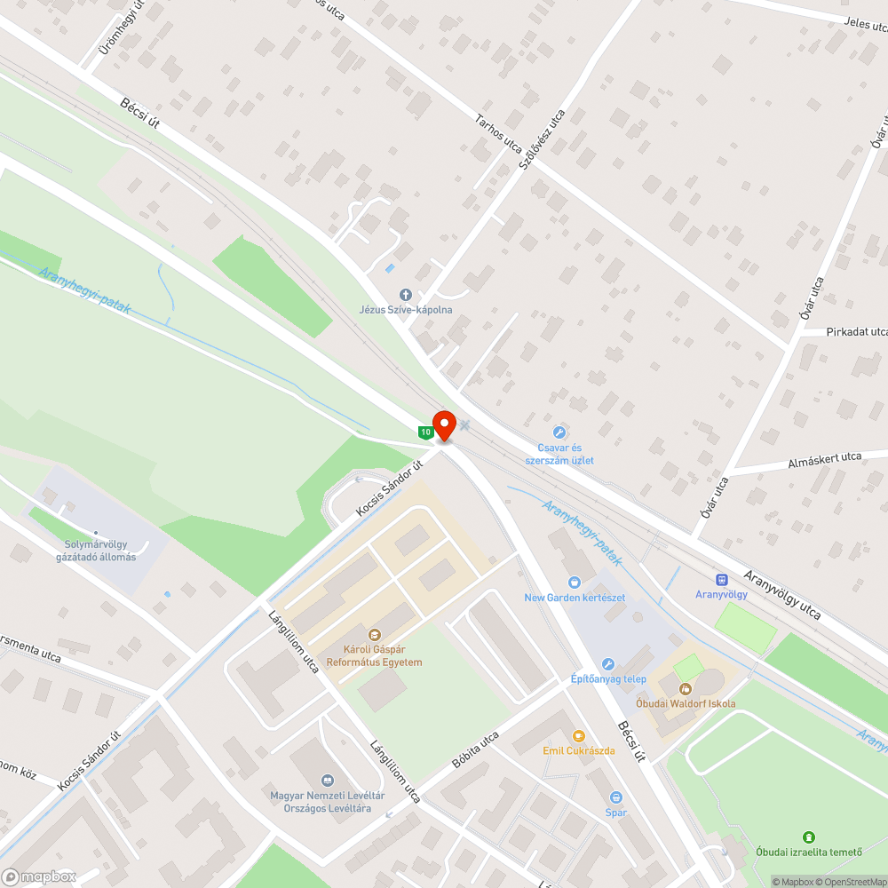 Hiányzó fényterelő bejelentés helye