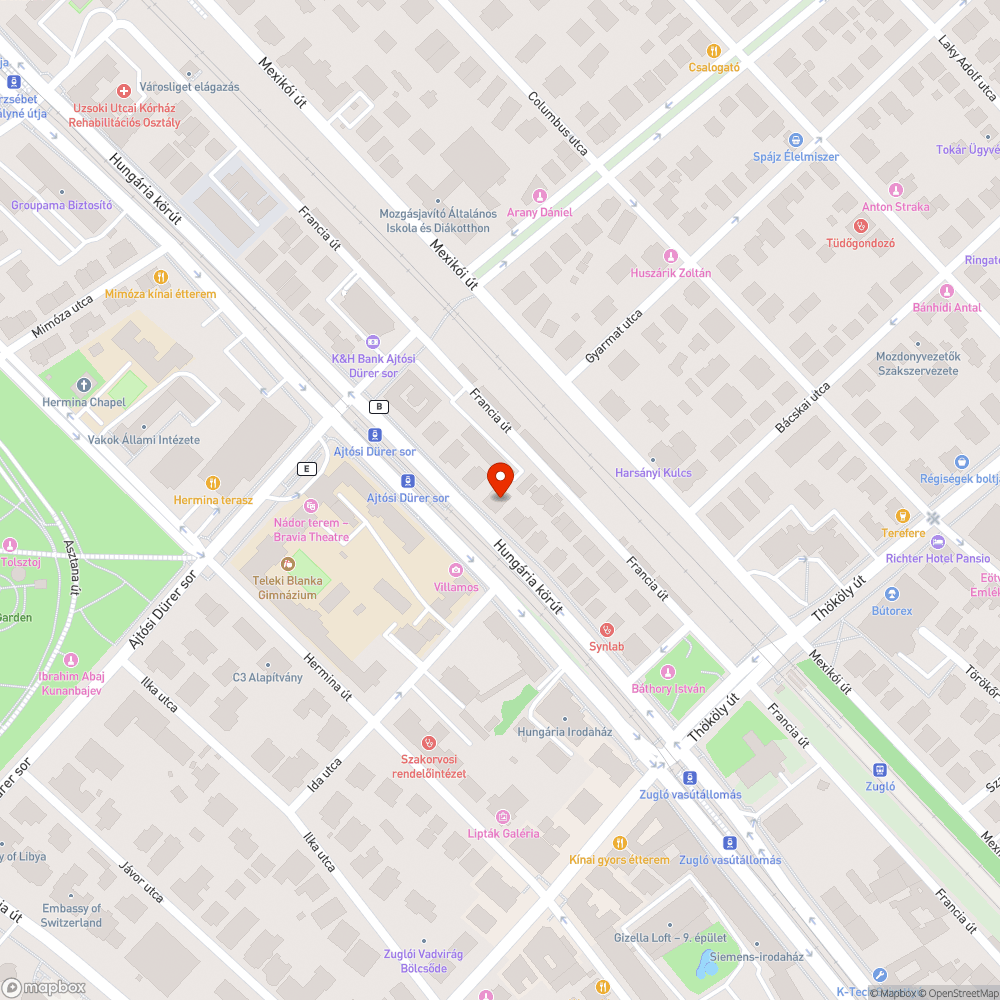 Elmozdult közműszekrény bejelentés helye