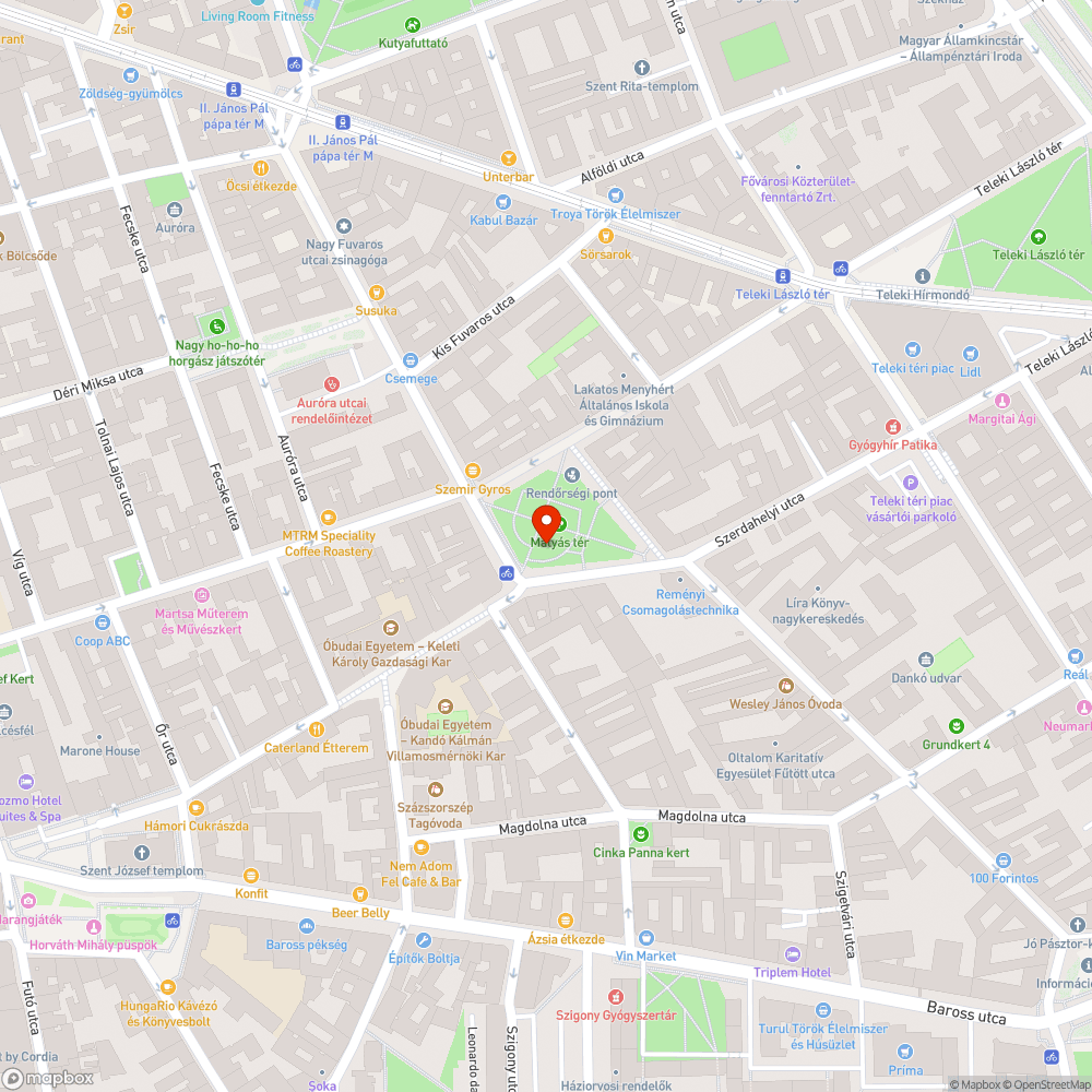 Patkány bejelentés helye