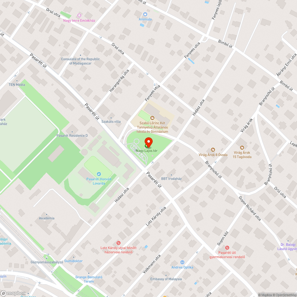 Hidász utcai játszótér locsolórendszeréből folyik a víz bejelentés helye