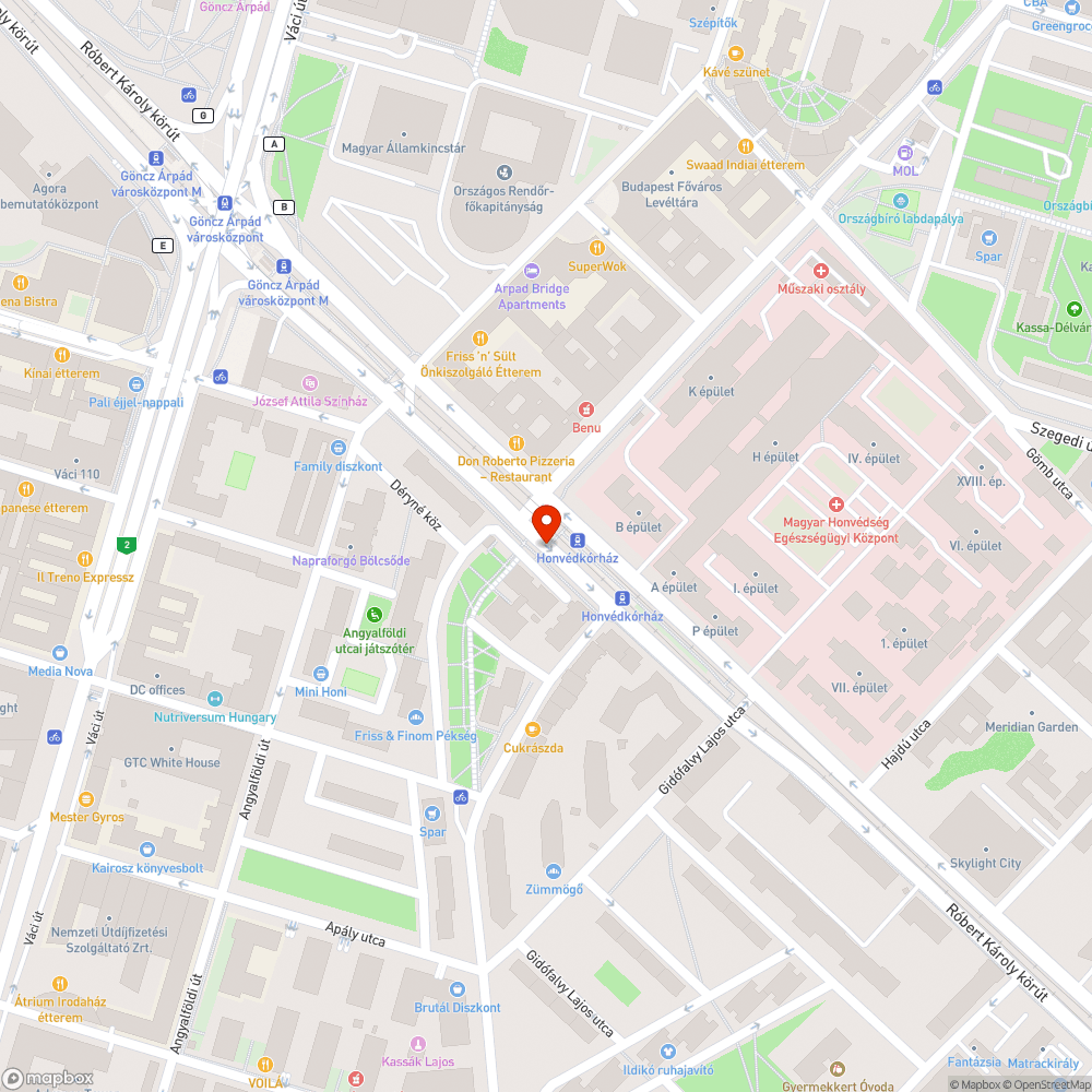 Elkopott zebra felfestés bejelentés helye