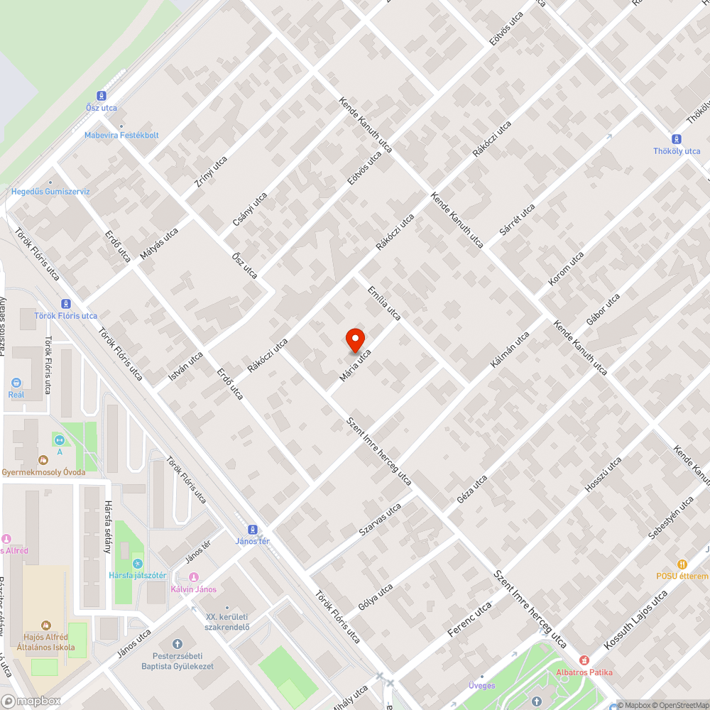 Elhagyott jármű bejelentés helye