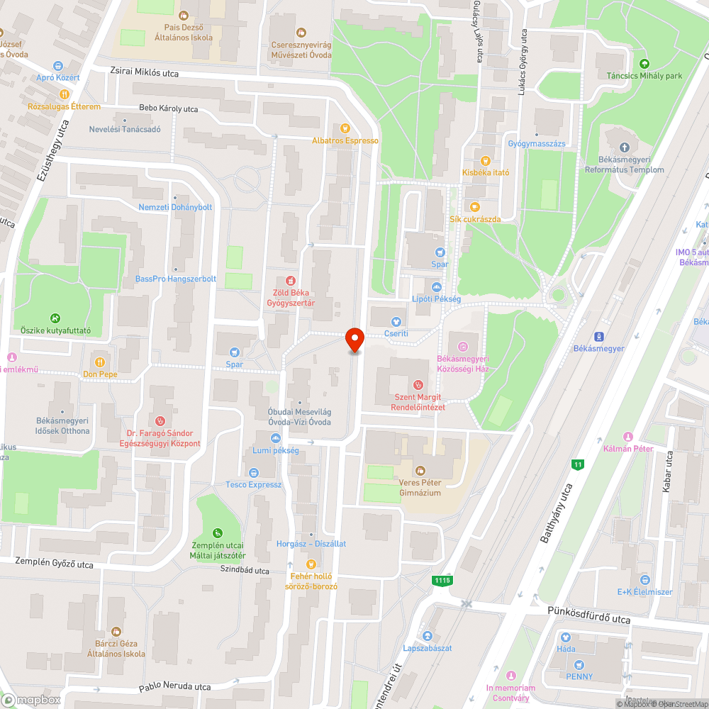 Zöldhulladék bejelentés helye