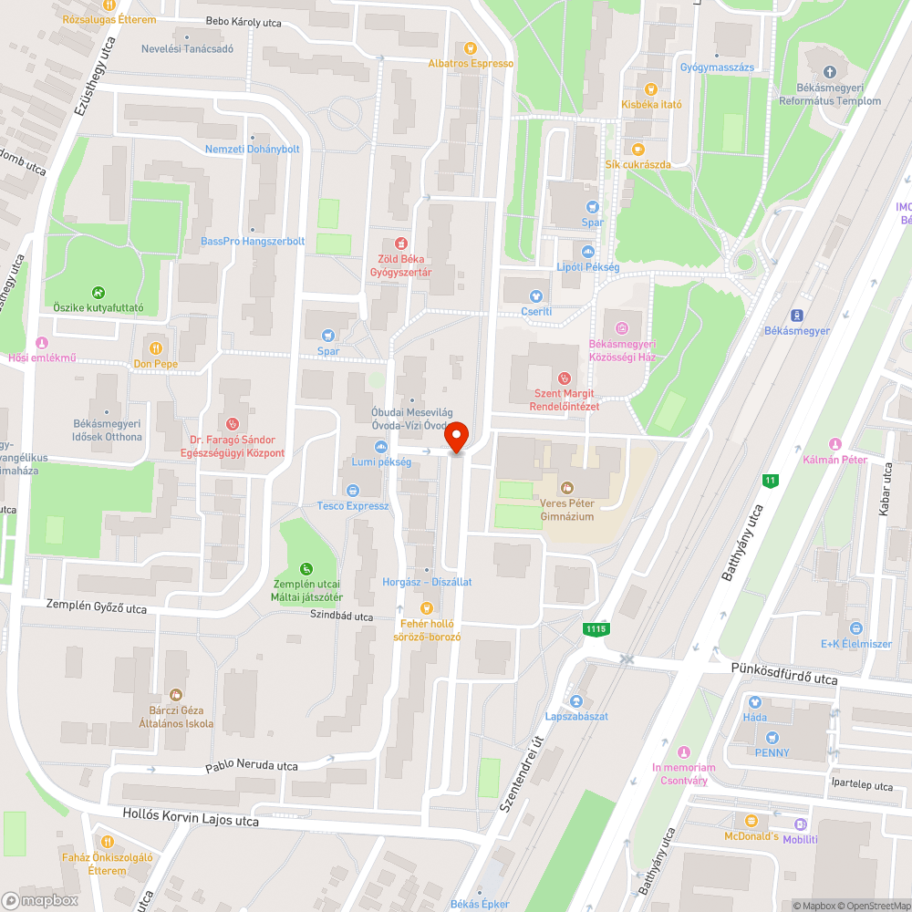 Zöldhulladék bejelentés helye