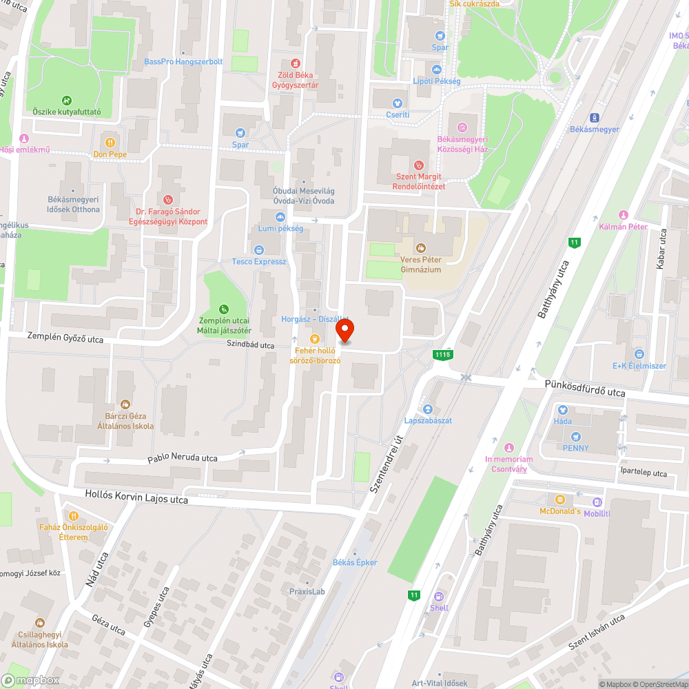 Zöldhulladék bejelentés helye