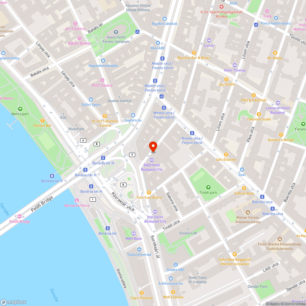 Utcai vilagitas bejelentés helye