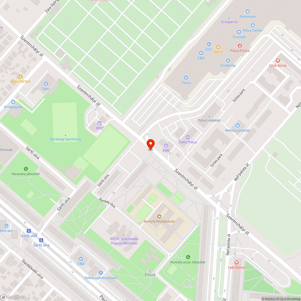 Fegyűrődött járda bejelentés helye