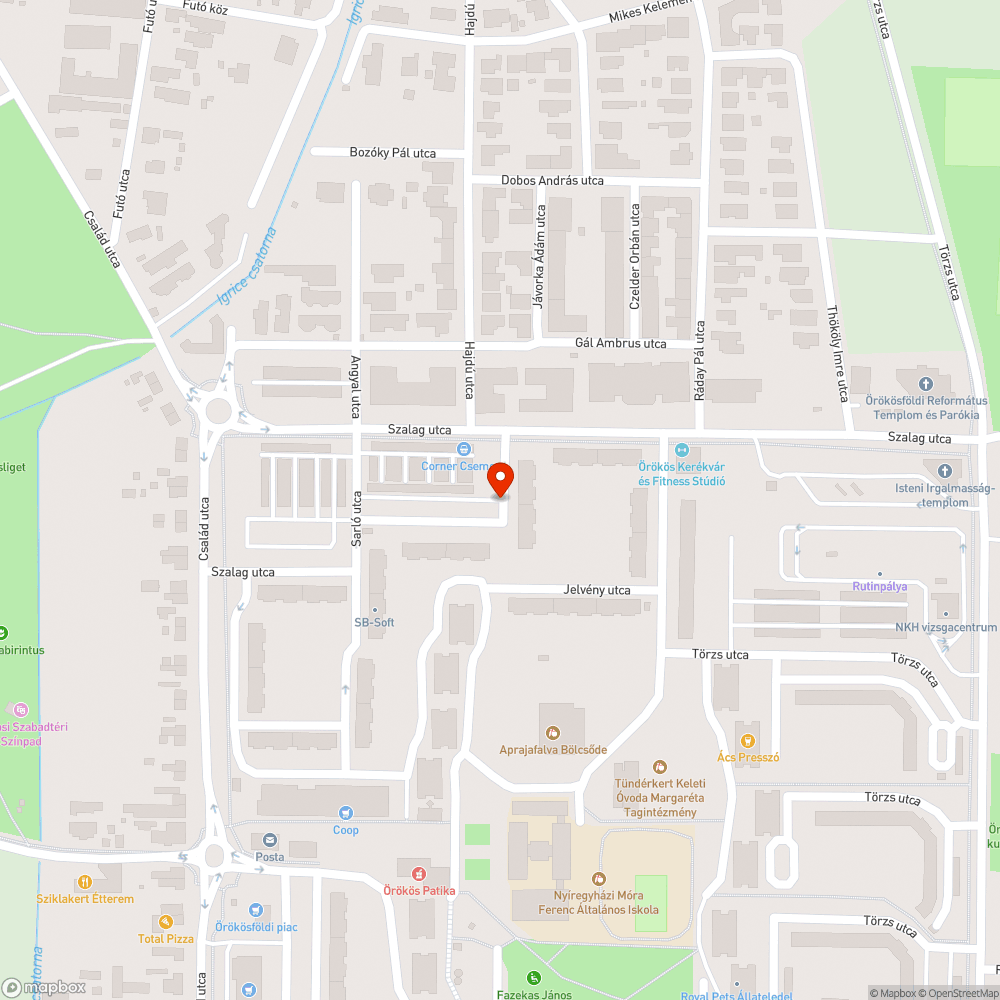 Csobog az öntöző bejelentés helye