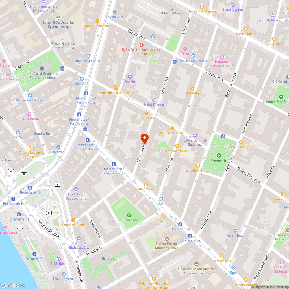 Kiszáradt fák bejelentés helye