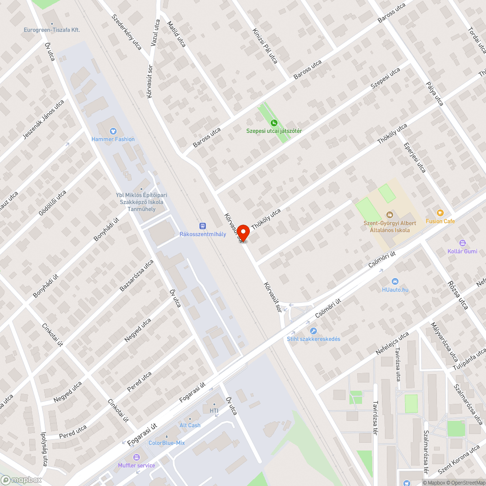 Útszéli növényzet bejelentés helye