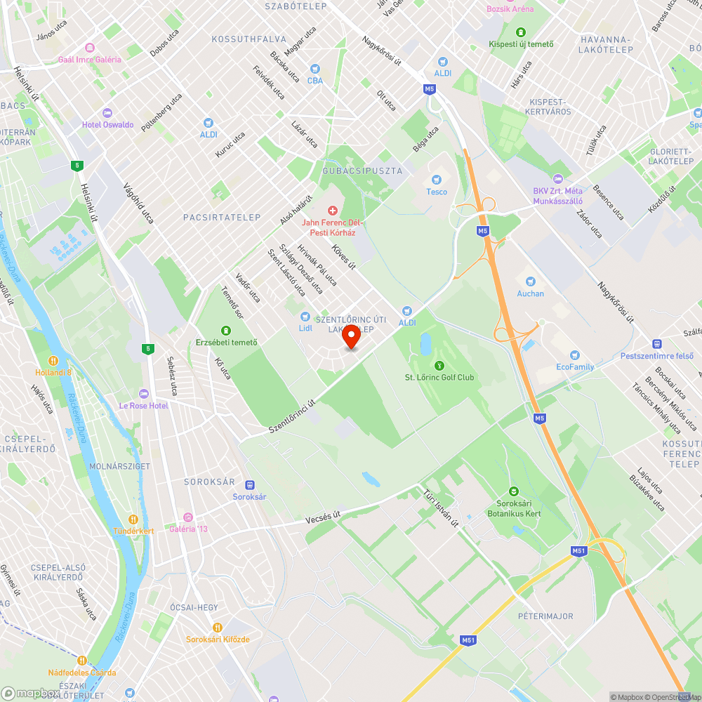 Mészáros Ferenc Sportcsarnok: kétirányú forgalom akadályozása bejelentés helye