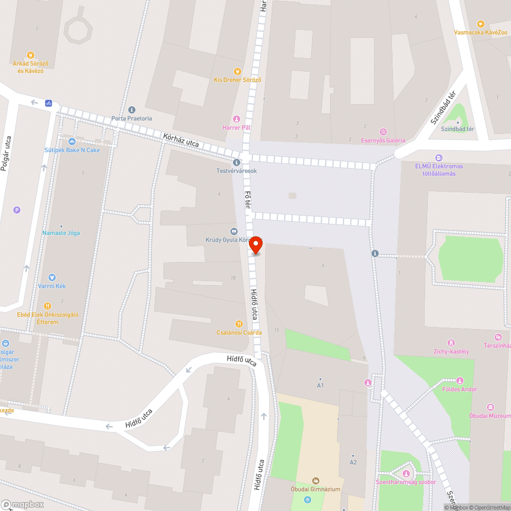 Megkopott utcanévtábla cseréje bejelentés helye