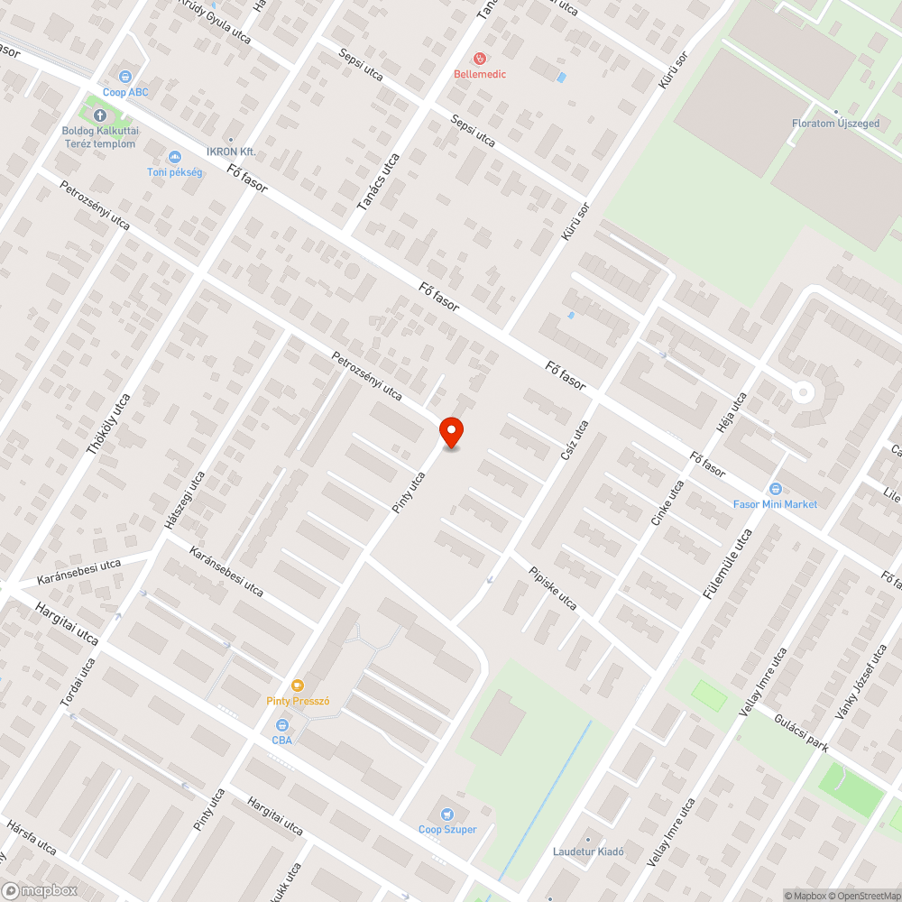 Zöldterületre kihelyezett vészelyes hulladék bejelentés helye