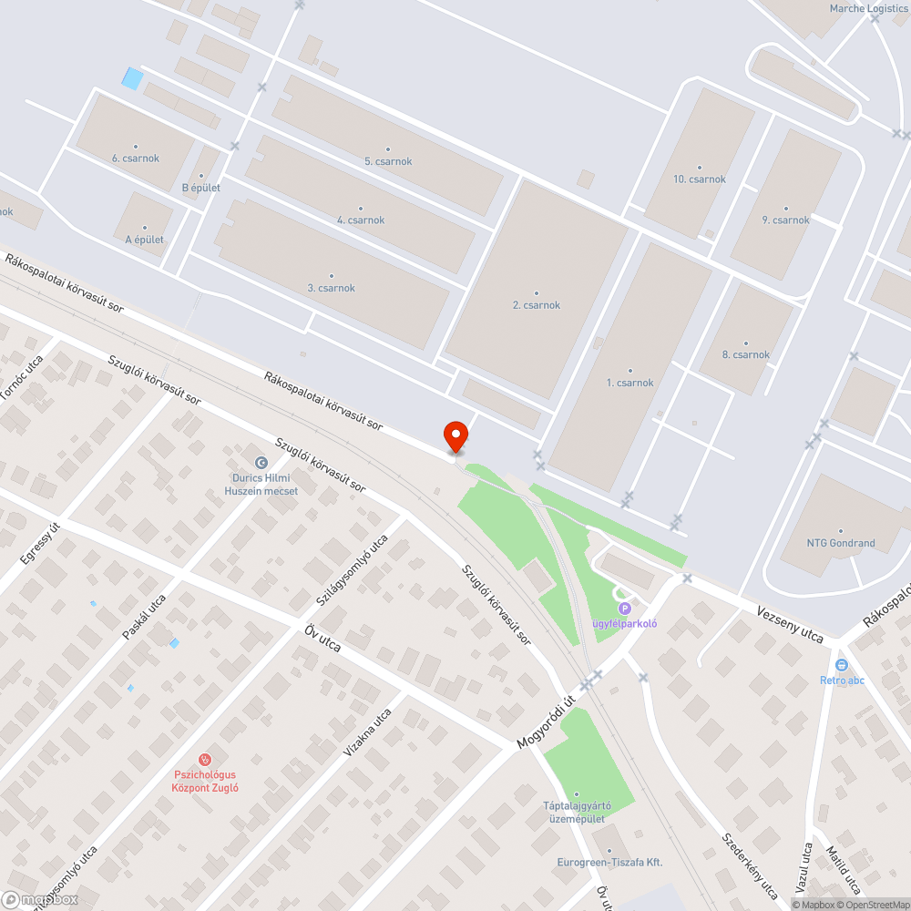 Illegális szemétlerakó bejelentés helye