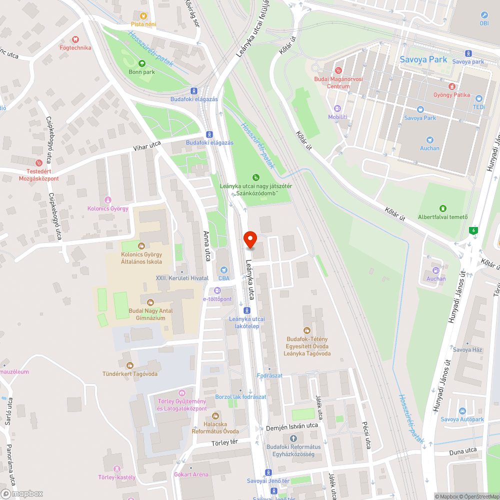 Fizikai akadály telepítése bejelentés helye