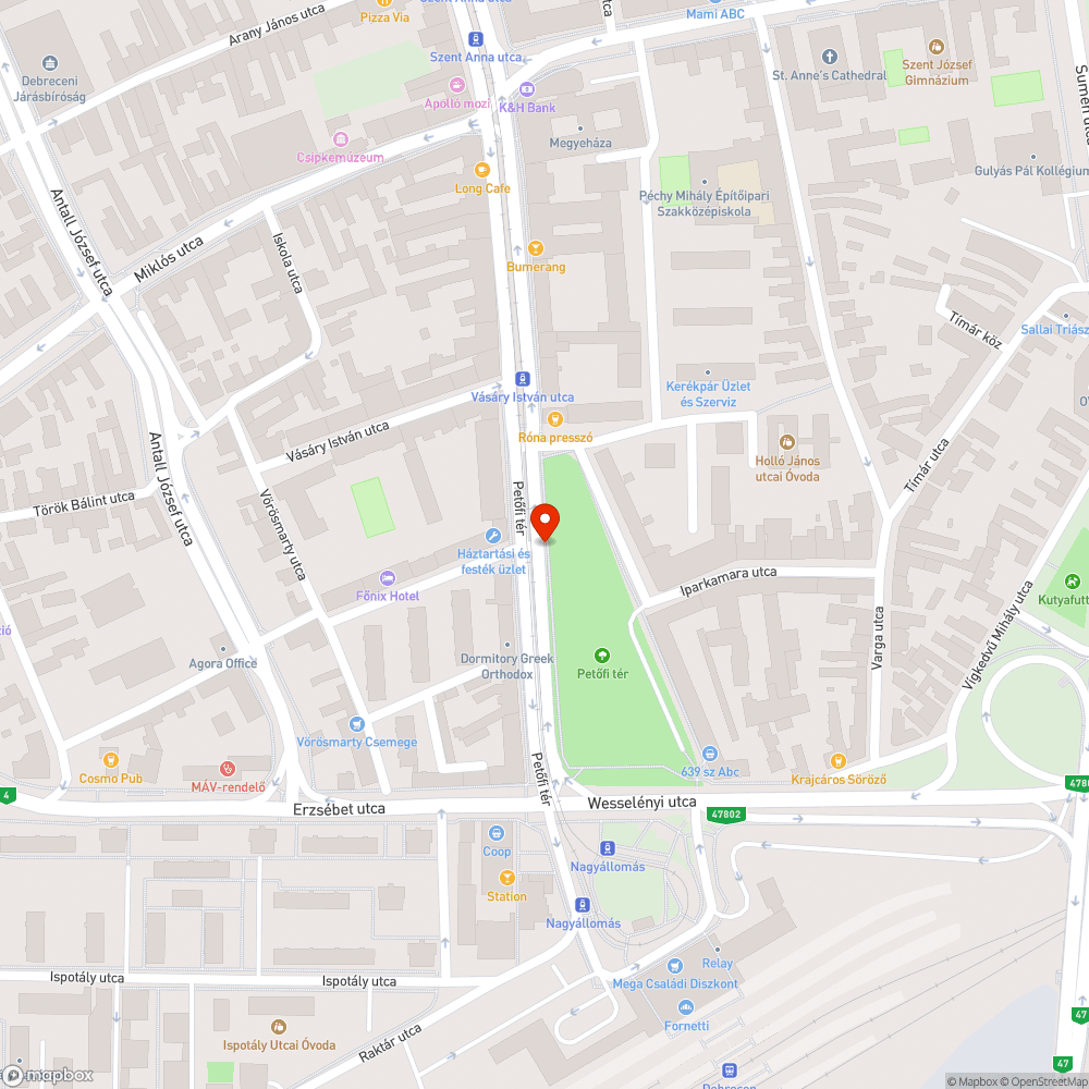 Hibás Citylightok bejelentés helye