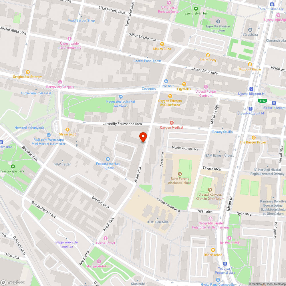 Hibás utcanévtábla bejelentés helye