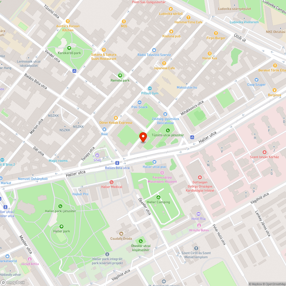 Elhagyott roncs bejelentés helye