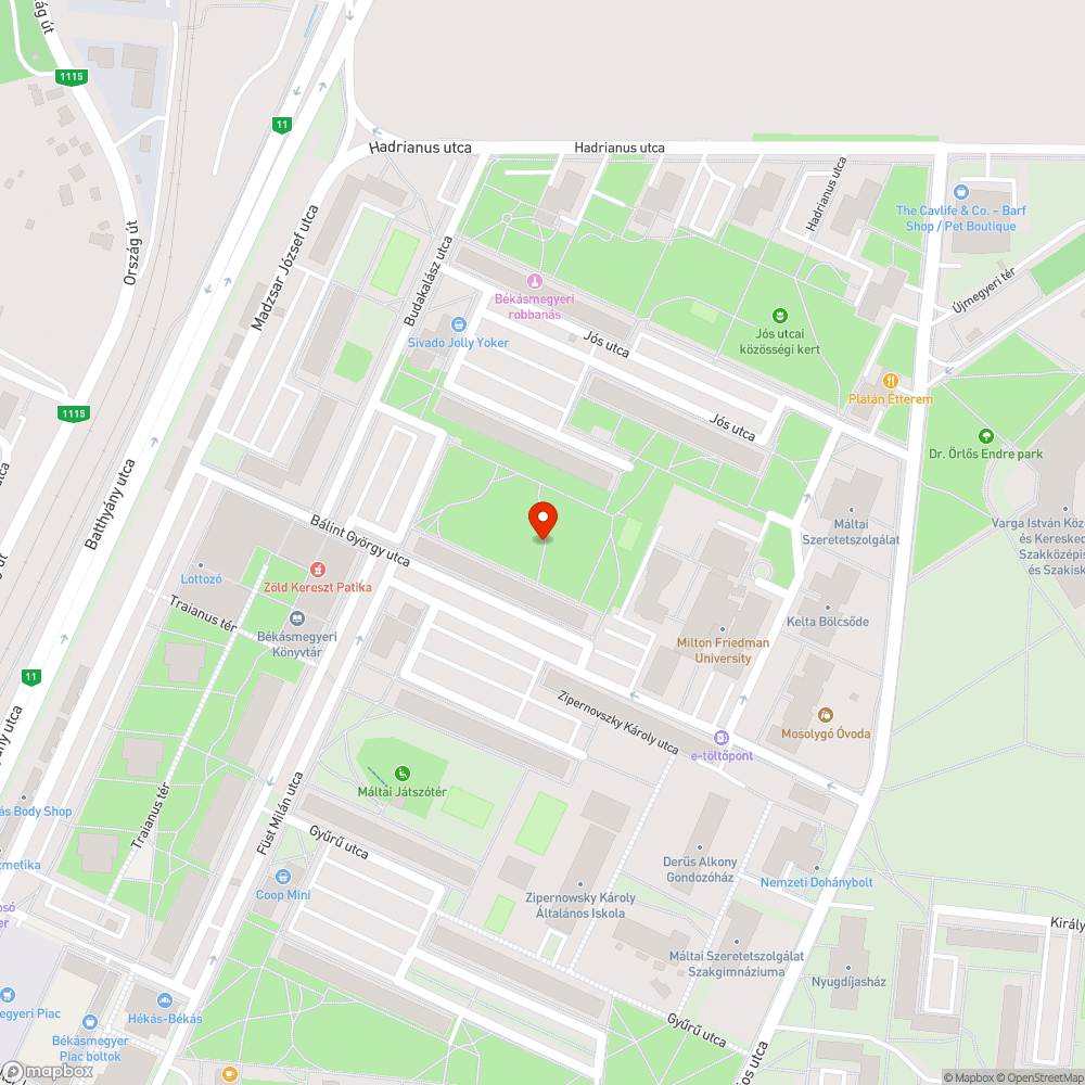 Halott fa bejelentés helye