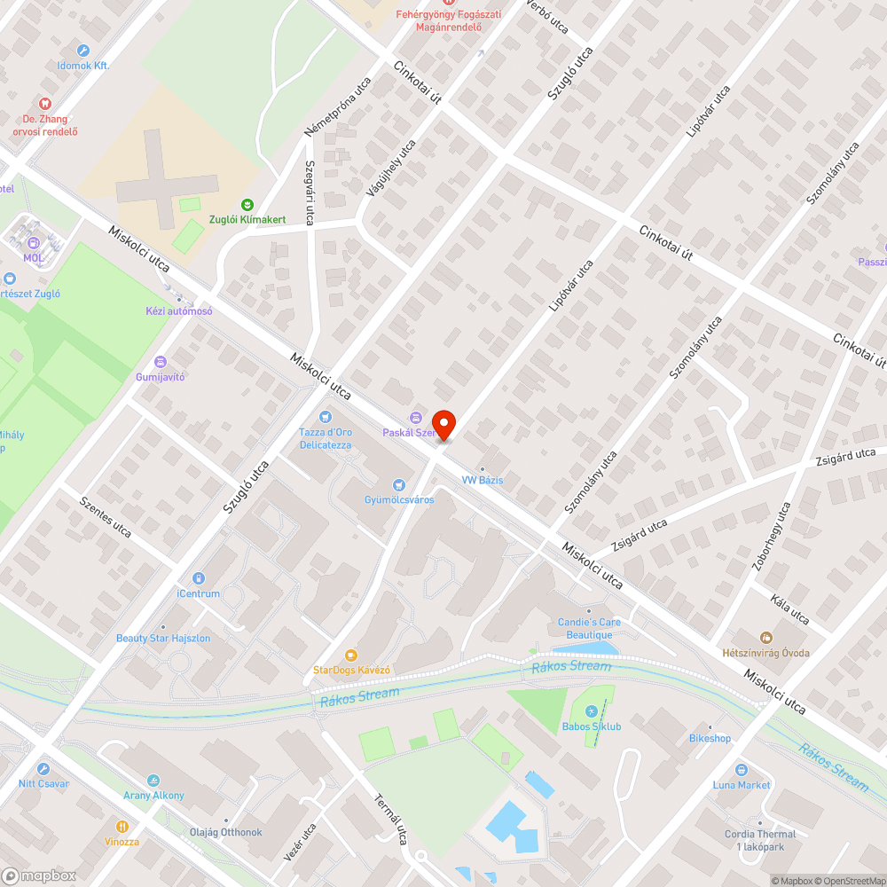 Parkoló autók elfoglalják a járdát bejelentés helye