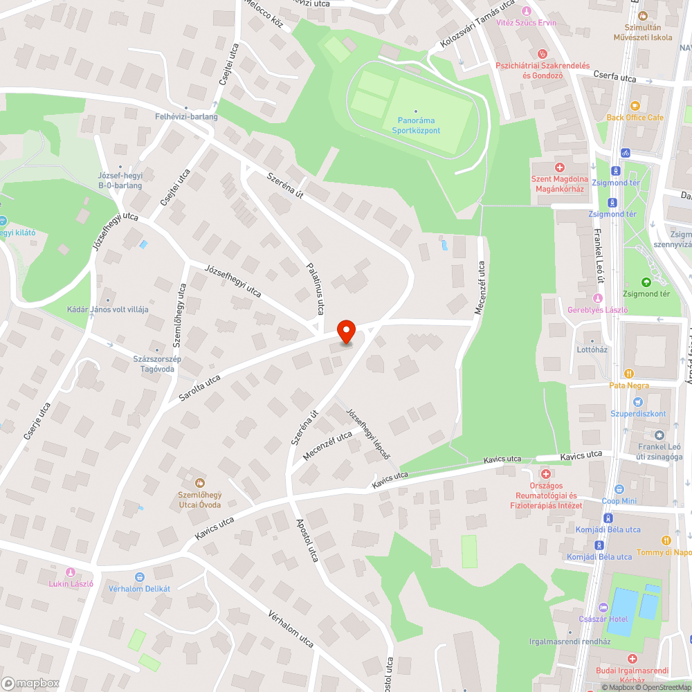 Két Kátyú a Szeréna úton bejelentés helye