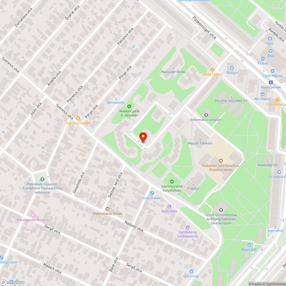 Elhagyott Opel bejelentés helye