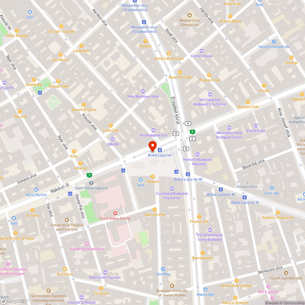 Kátyú bejelentés helye