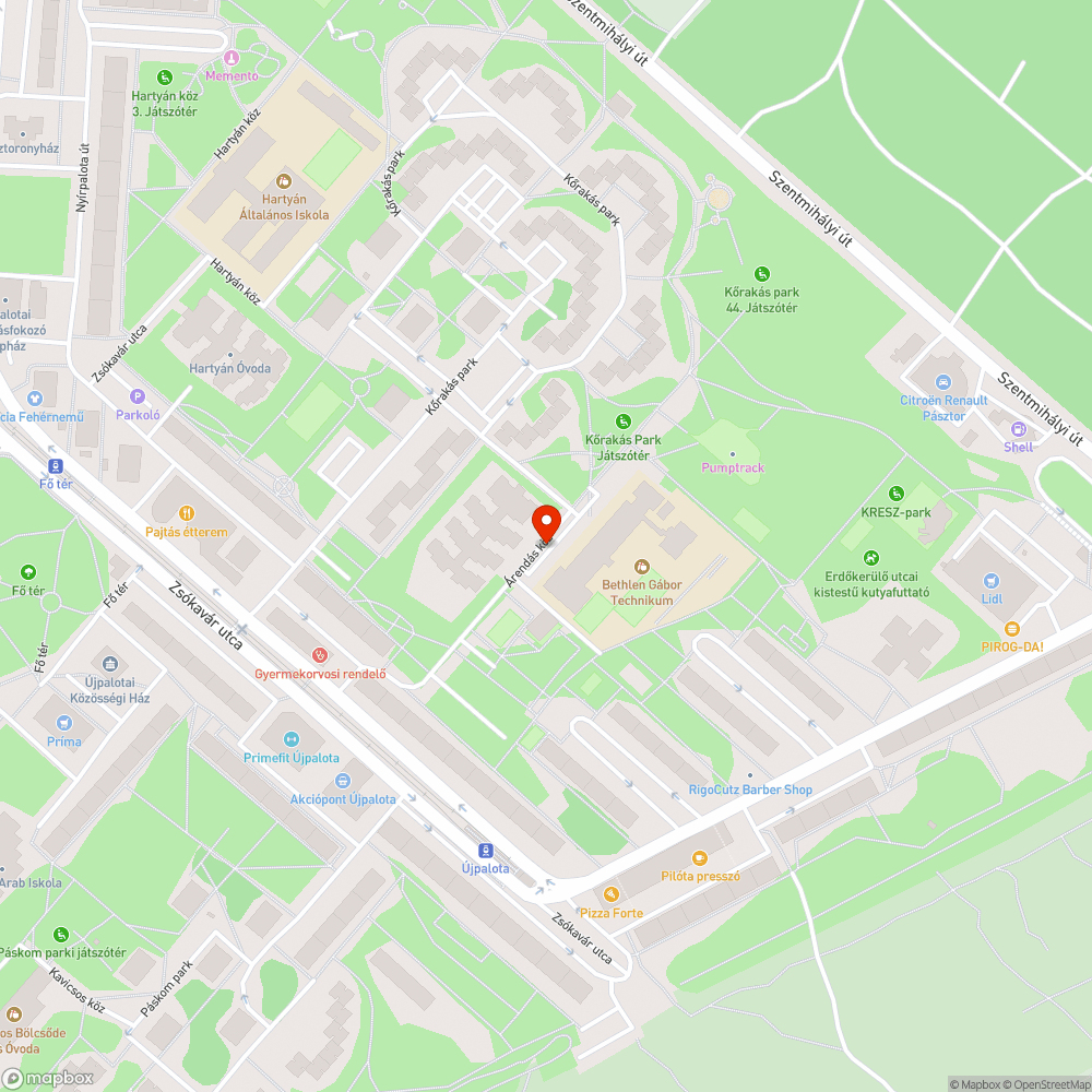 Elhagyott Renault bejelentés helye