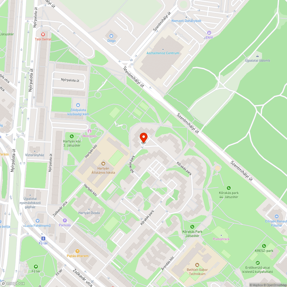 Elhagyott Chevrolett bejelentés helye