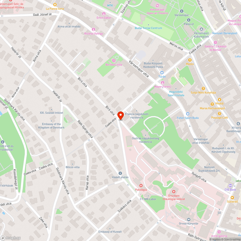 Leomlott domboldal bejelentés helye