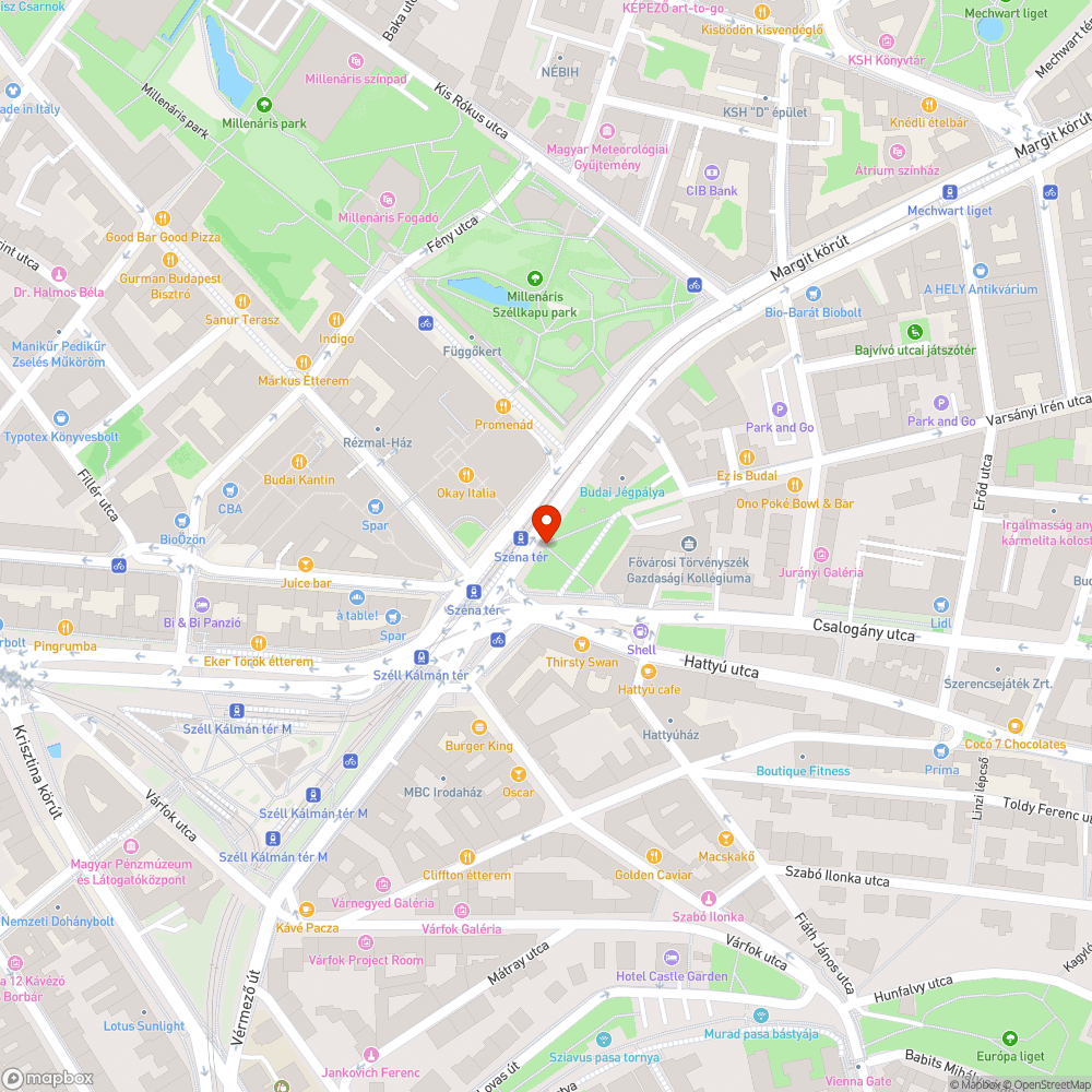 Elpusztult fák bejelentés helye