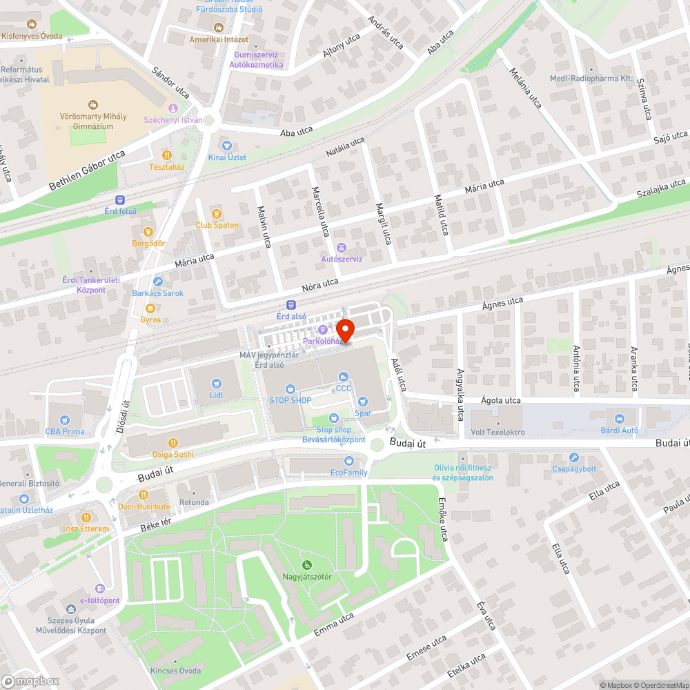 Megsüllyedt aknafedél bejelentés helye