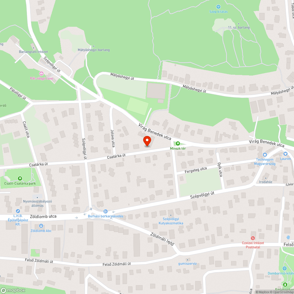 Kiszáradt, veszélyes fa bejelentés helye