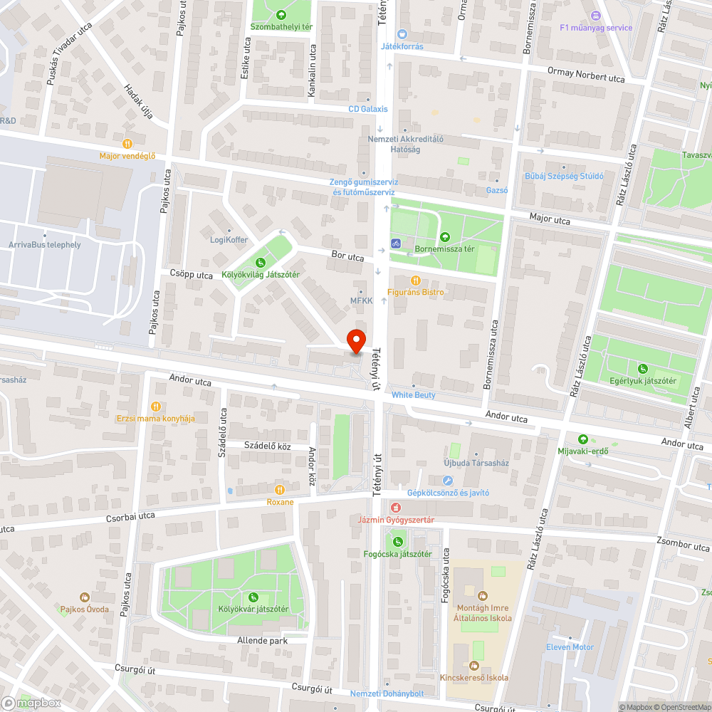 Szemetes, gazos járdasziget bejelentés helye