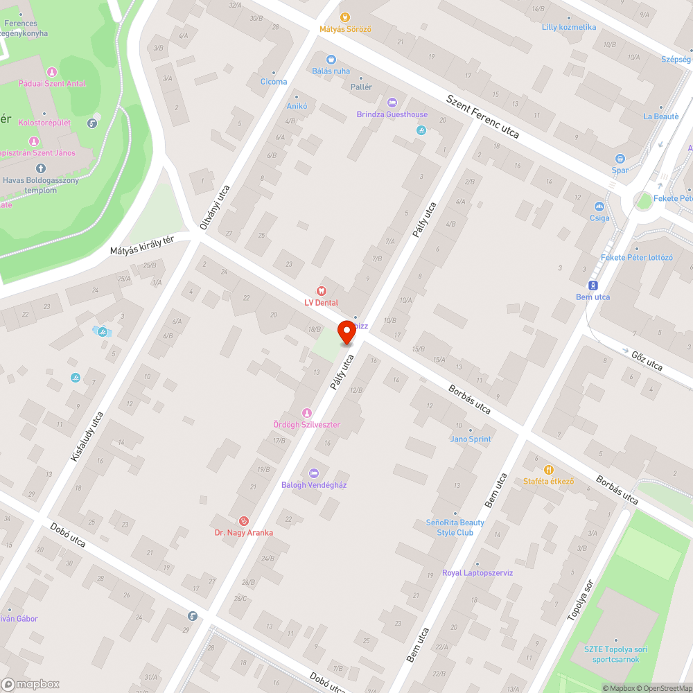 Félig kiszáradt orgonák bejelentés helye