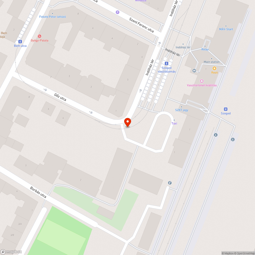 Kiszáradt fa bejelentés helye