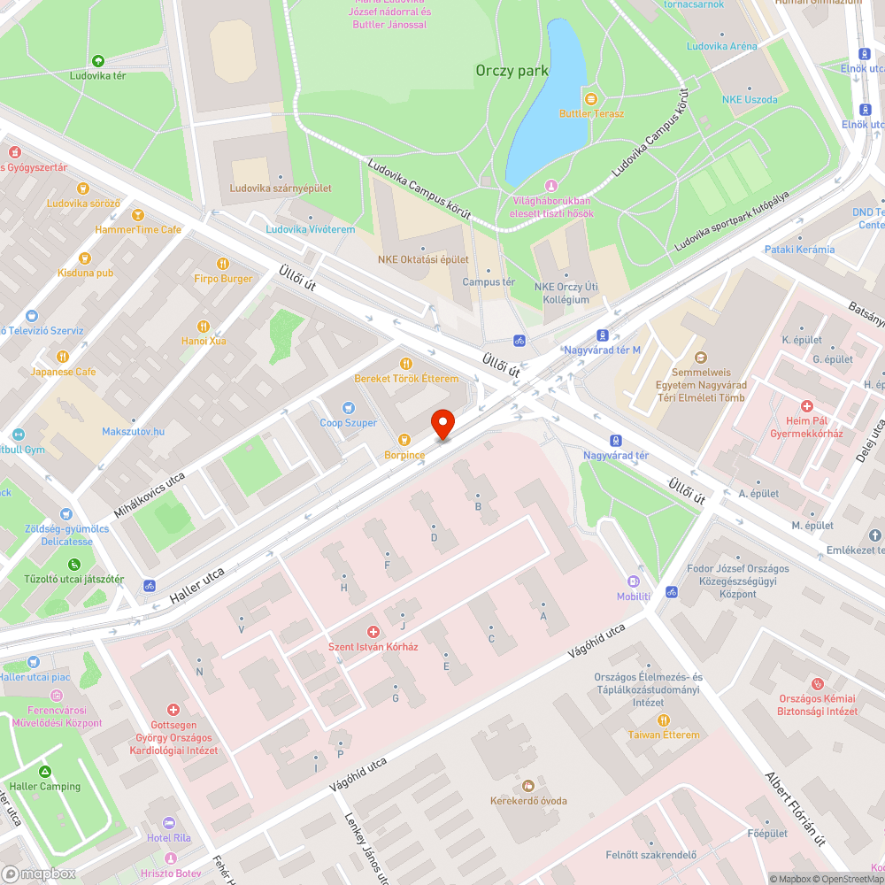 Haller utca lámpák nem világítanak bejelentés helye