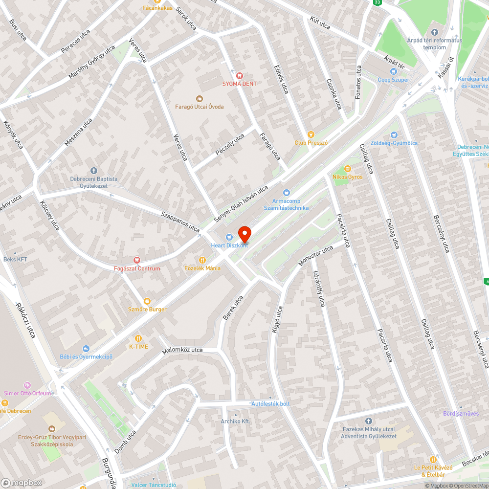 Hibás Citylightok bejelentés helye