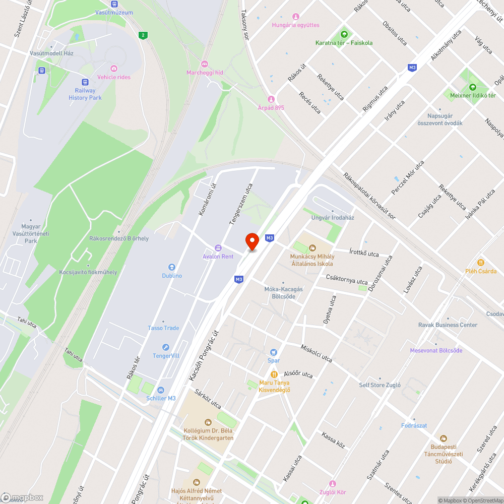 M3 bevezető elhanyagolt részek bejelentés helye