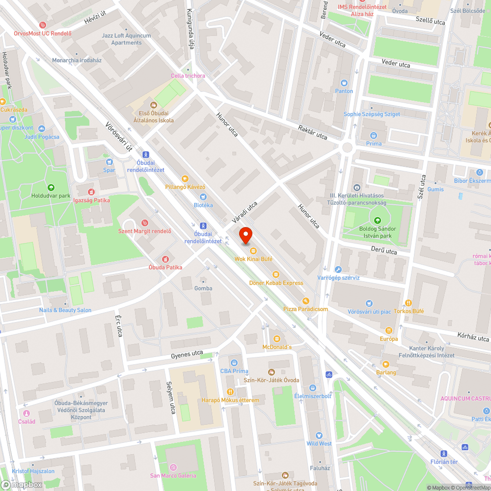 Fák a Vörösvári útra bejelentés helye