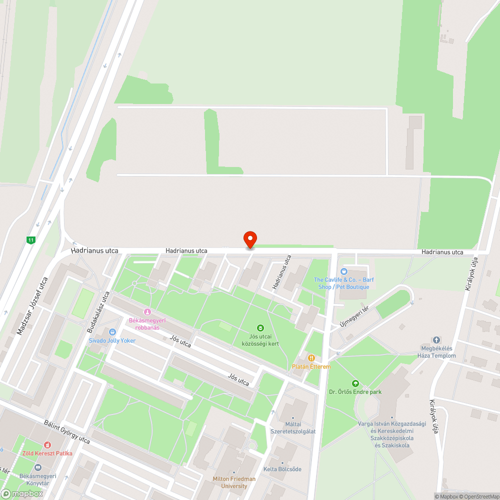 Sövény bejelentés helye