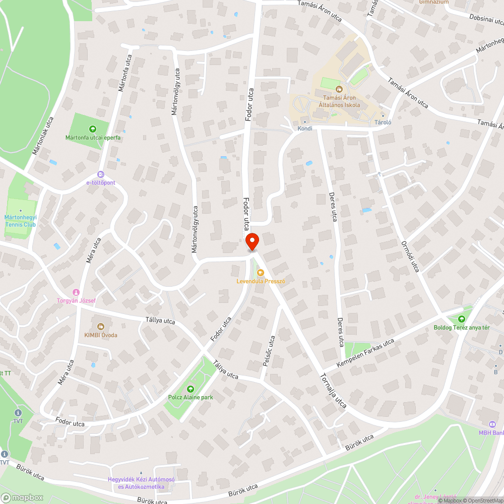 Útjavítást követően útjelző/zebra felfestése elmaradt bejelentés helye