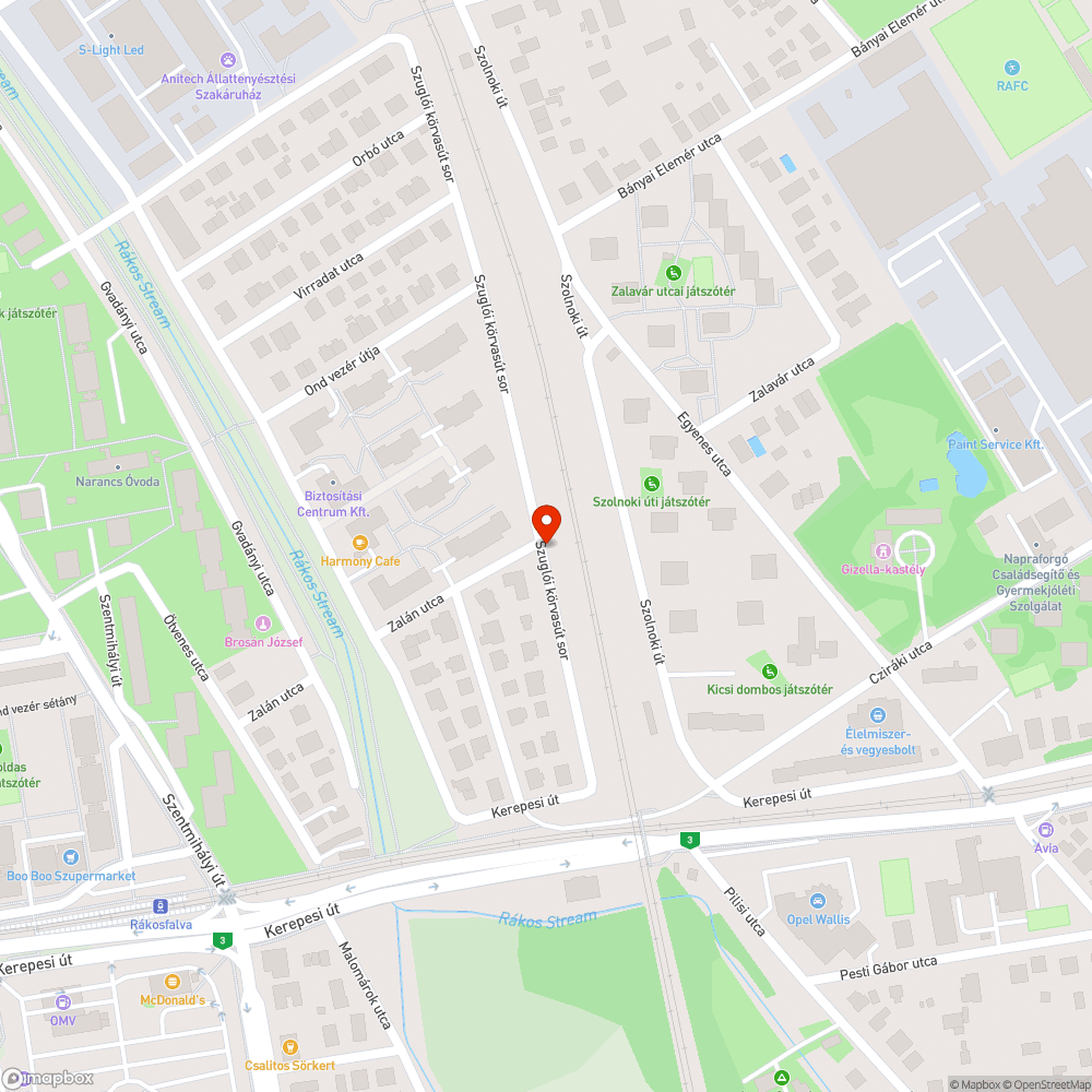 Útra nőtt bokor bejelentés helye