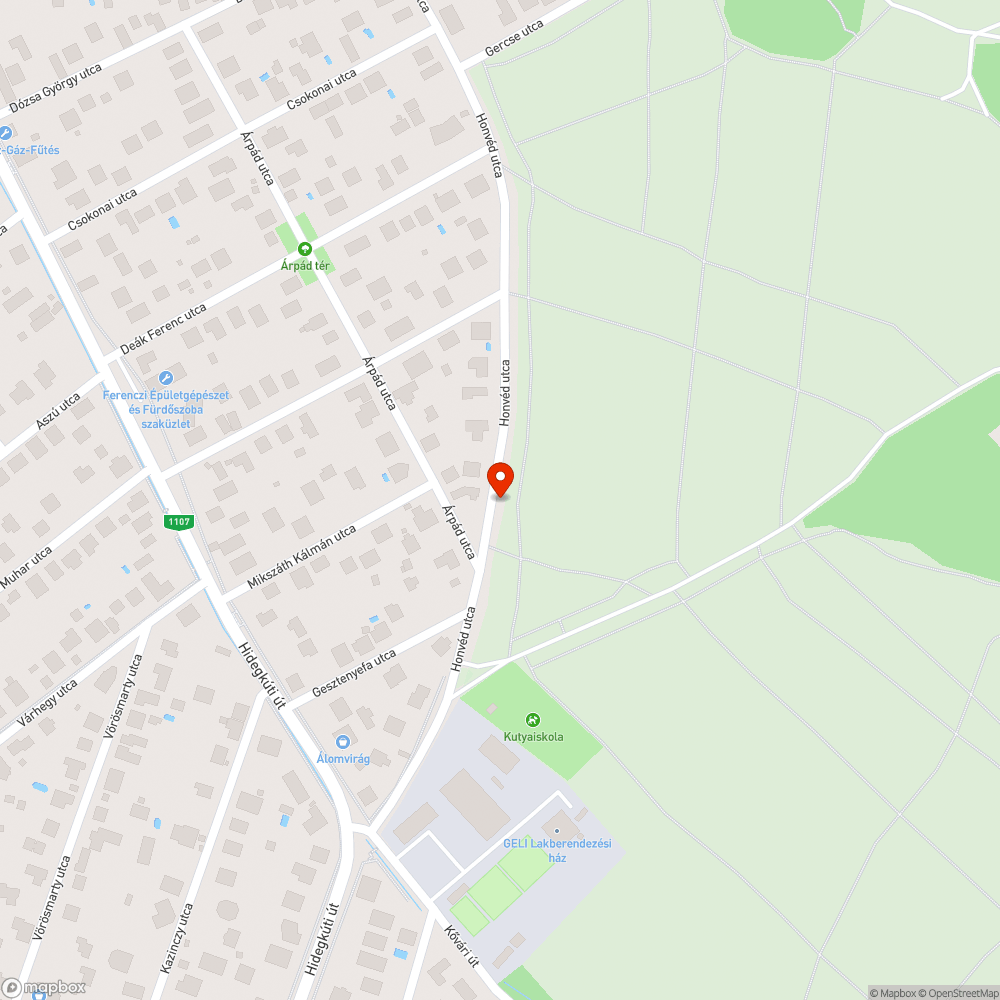 Önkormányzat által végzett hanyag metszés bejelentés helye