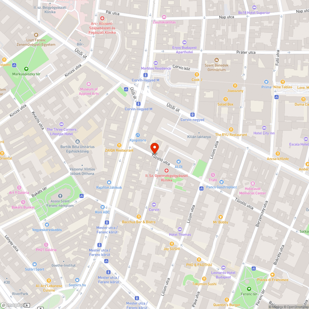 Útlezárás bejelentés helye