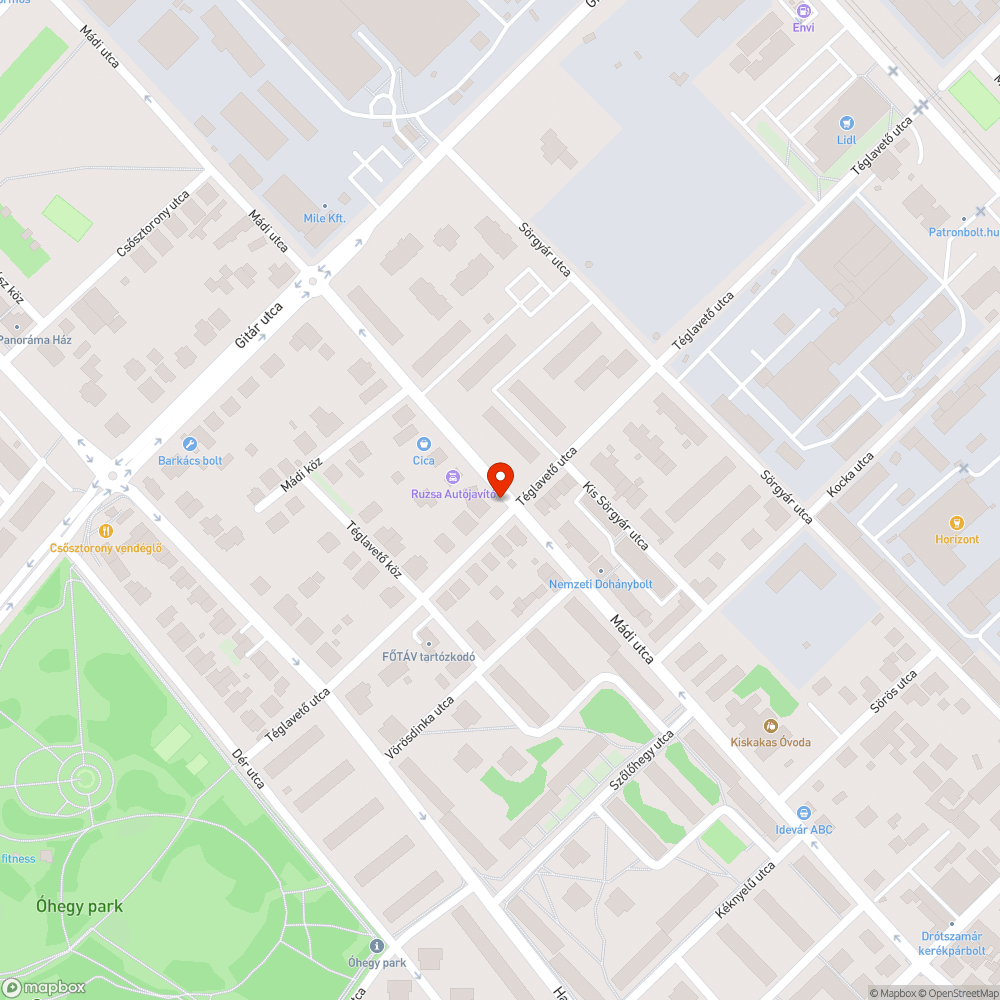 Magánház magán kamerája az utcát, járdát figyeli bejelentés helye