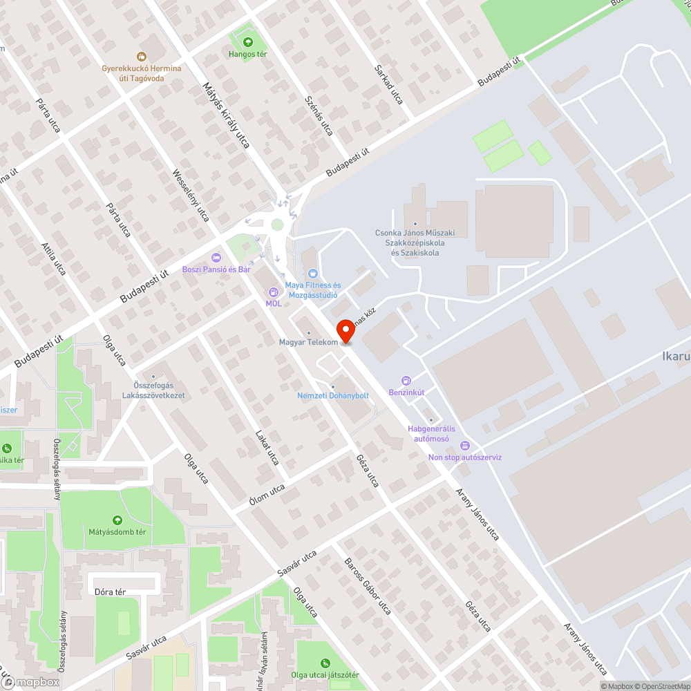 Fa igénye bejelentés helye