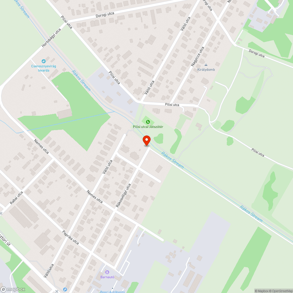 10. kerület szemét a Rákosvölgyi utca 38 körül bejelentés helye