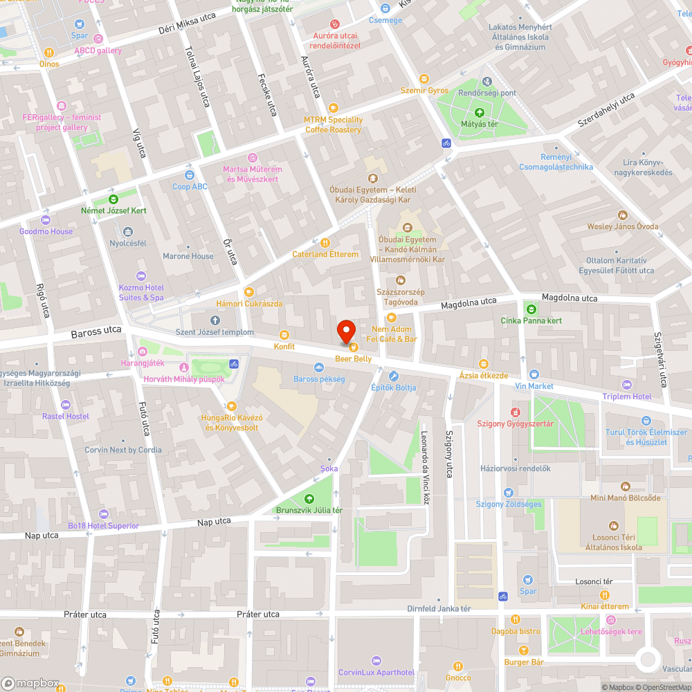 Kiszáradt kisfa bejelentés helye