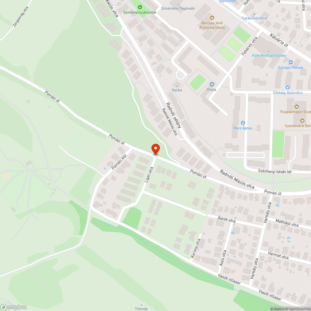 Hiányzó EAK tábla bejelentés helye